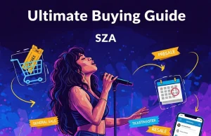 SZA Tickets Concert: The Ultimate Buying Guide Modern concert guide infographic illustrating SZA tickets and the ultimate buying guide, featuring official ticket platforms, price tiers, presale access, seating selection, verified purchase steps, fraud prevention tips, and venue experience visuals in a clean stylish music event design.